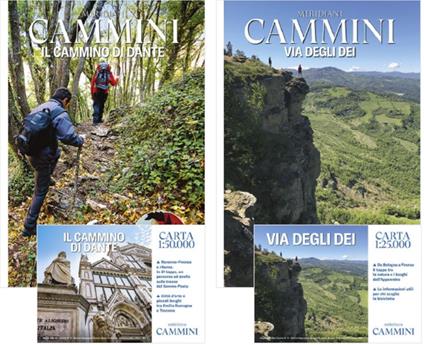 Il cammino di Dante-Via degli dei - copertina
