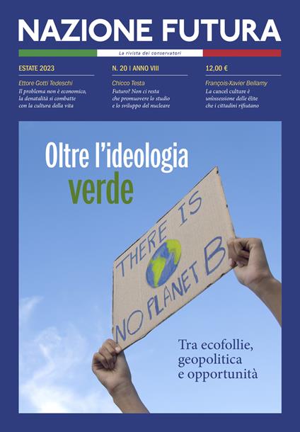 Nazione futura. Rivista di approfondimento politico, economico e culturale (2023). Vol. 20 - copertina