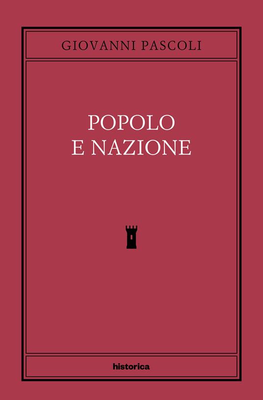 Popolo e nazione - Giovanni Pascoli - copertina