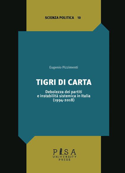 Tigri di carta. Debolezza dei partiti e instabilità sistemica in Italia (1994-2018) - Eugenio Pizzimenti - copertina