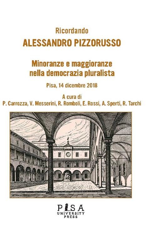 Ricordando Alessandro Pizzorusso. Minoranze e maggioranze nella democrazia pluralista - copertina