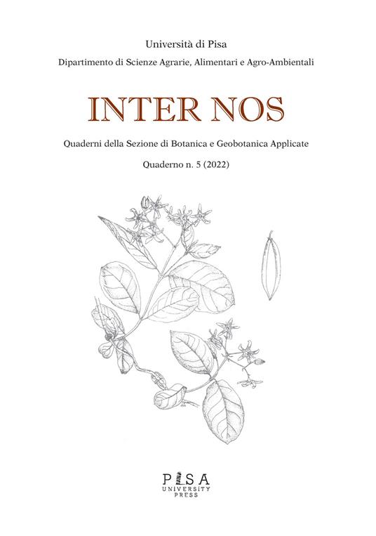 Inter nos. Quaderni della sezione di botanica e geobotanica applicate (2022). Vol. 5 - copertina