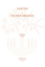 Egitto e Vicino Oriente. Ediz. italiana e inglese (2021). Vol. 44