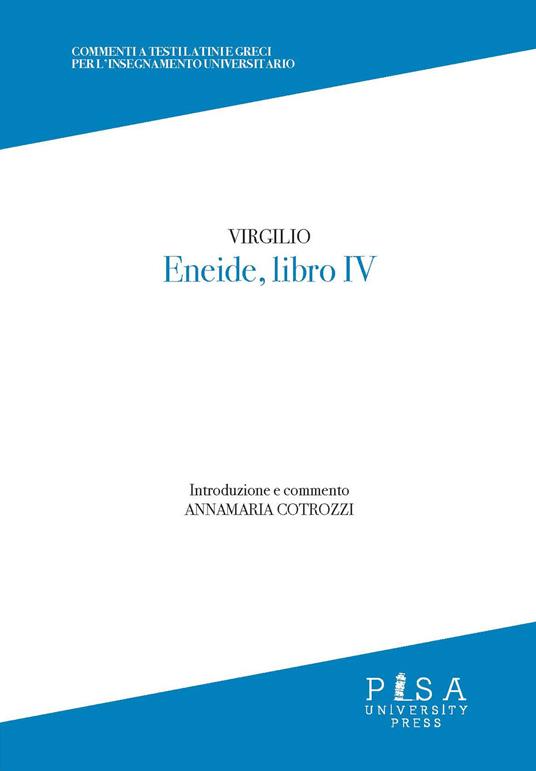Eneide. Libro 4º - Publio Virgilio Marone - copertina