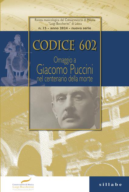 Codice 602. Rivista dell'Istituto Superiore di Studi Musicali «Luigi Boccherini» (2024). Vol. 15 - copertina
