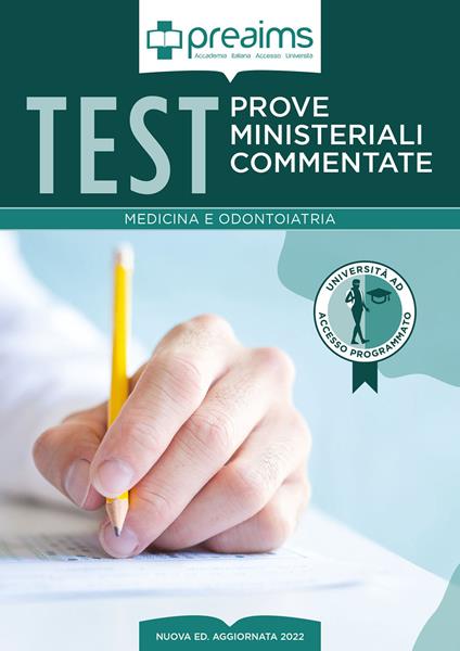 Preaims. Prove ministeriali commentate. Test medicina e odontoiatria - copertina