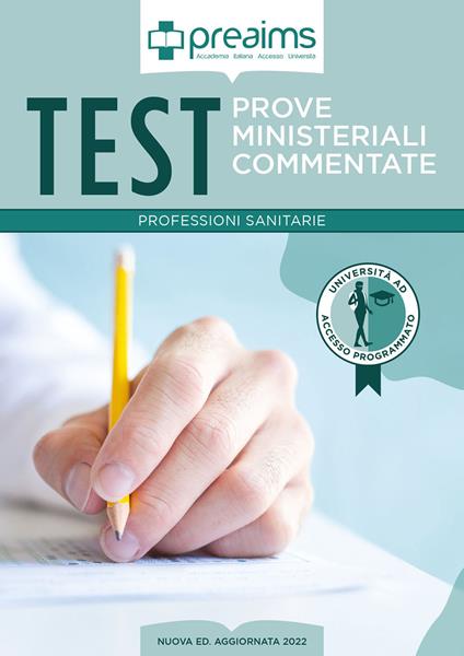 Preaims. Prove ministeriali commentate. Test professioni sanitarie - copertina