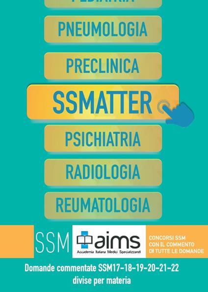 Manuale SSMatter. Domande commentate SSM2017, SSM2018, SSM2019, SSM2020, SSM2021 e SSM2022 - copertina