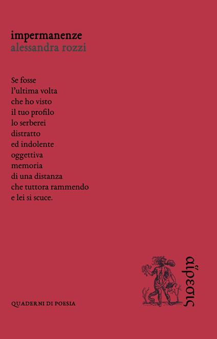 Impermanenze - Alessandra Rozzi - copertina