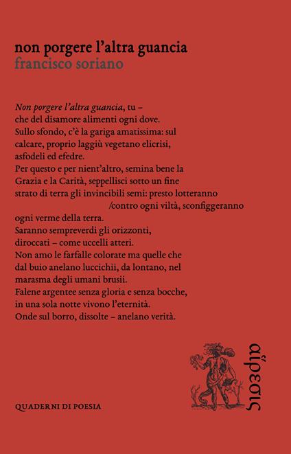 Non porgere l'altra guancia - Francisco Soriano - copertina