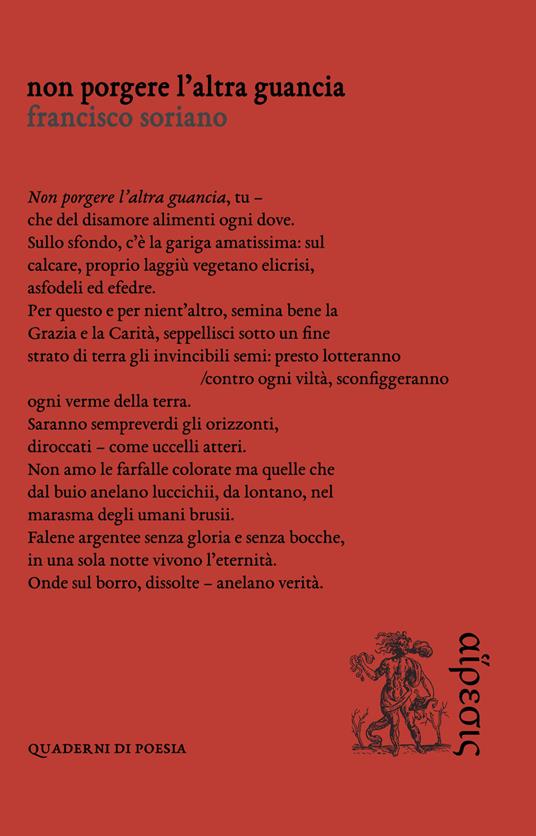 Non porgere l'altra guancia - Francisco Soriano - copertina