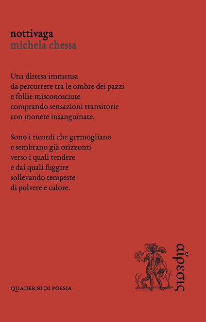 Nottivaga - Michela Chessa - copertina