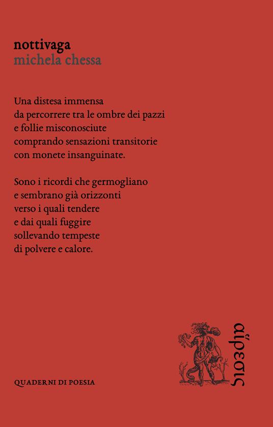 Nottivaga - Michela Chessa - copertina