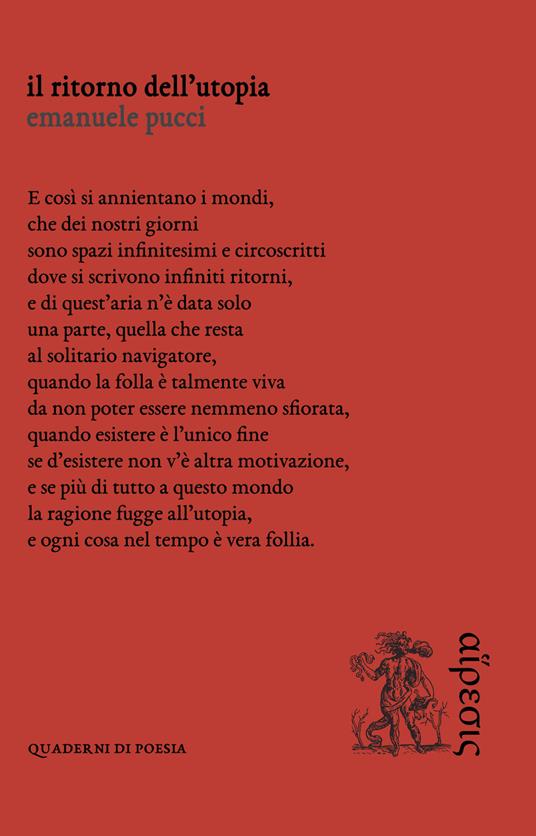 Il ritorno dell'utopia - Emanuele Pucci - copertina