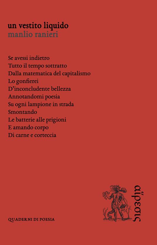 Un vestito liquido - Manlio Ranieri - copertina