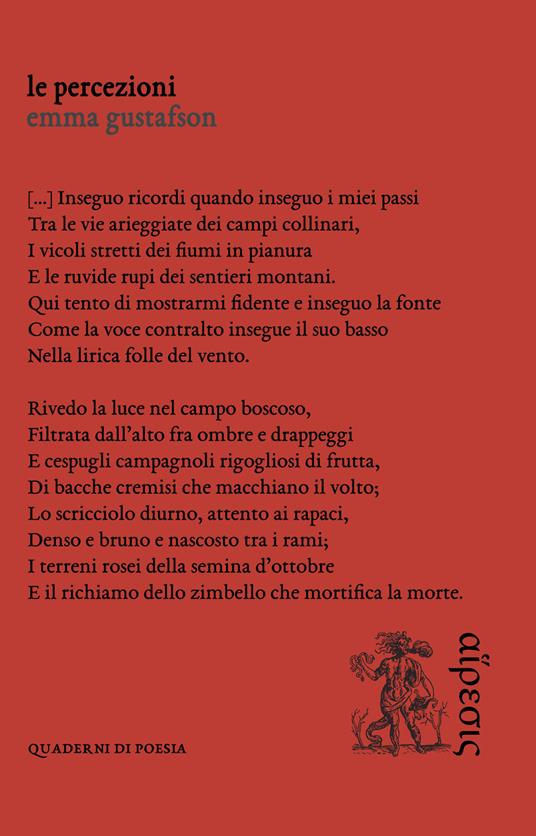 Le percezioni - Emma Gustafson - copertina