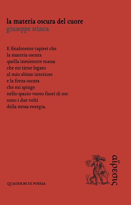 La materia oscura del cuore - Giuseppe Stinca - copertina