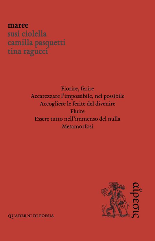 Maree - Susi Ciolella,Camilla Pasquetti,Tina Ragucci - copertina