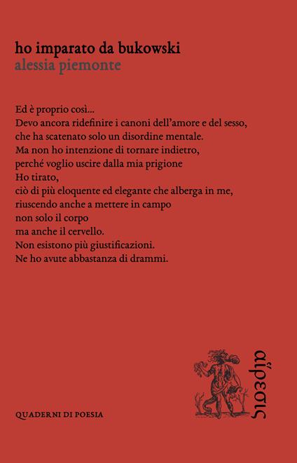 Ho imparato da Bukowski - Alessia Piemonte - copertina