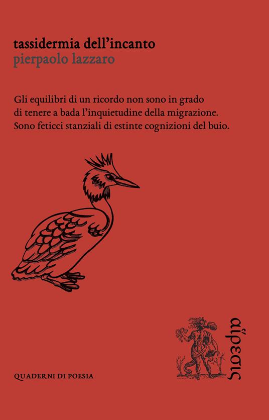 Tassidermia dell’incanto - Pierpaolo Lazzaro - copertina