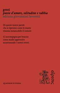 Genti. Poesie d'amore, solitudine e rabbia