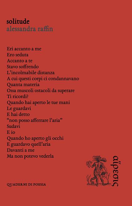 Solitude - Alessandra Raffin - copertina