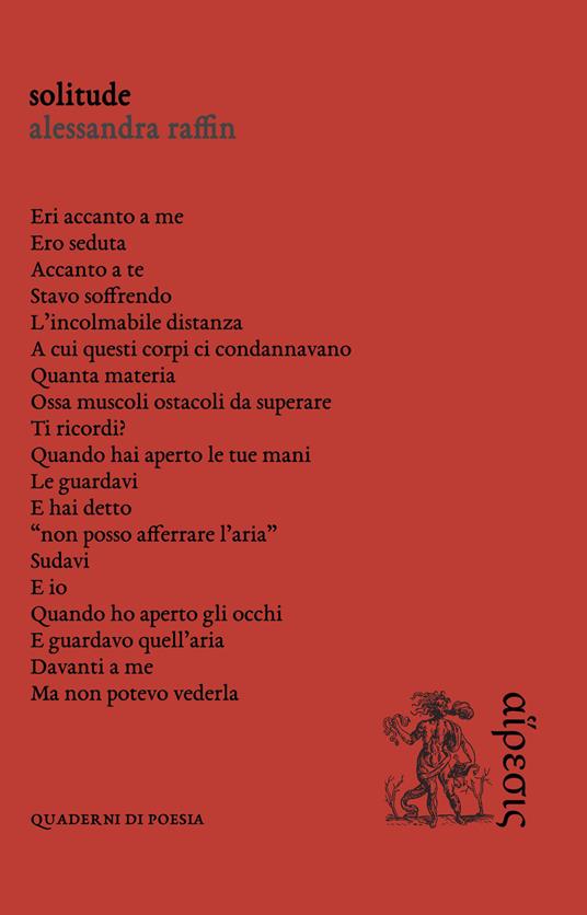 Solitude - Alessandra Raffin - copertina