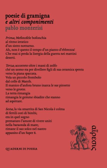 Poesie di gramigna e altri componimenti - Pablo Monterisi - copertina