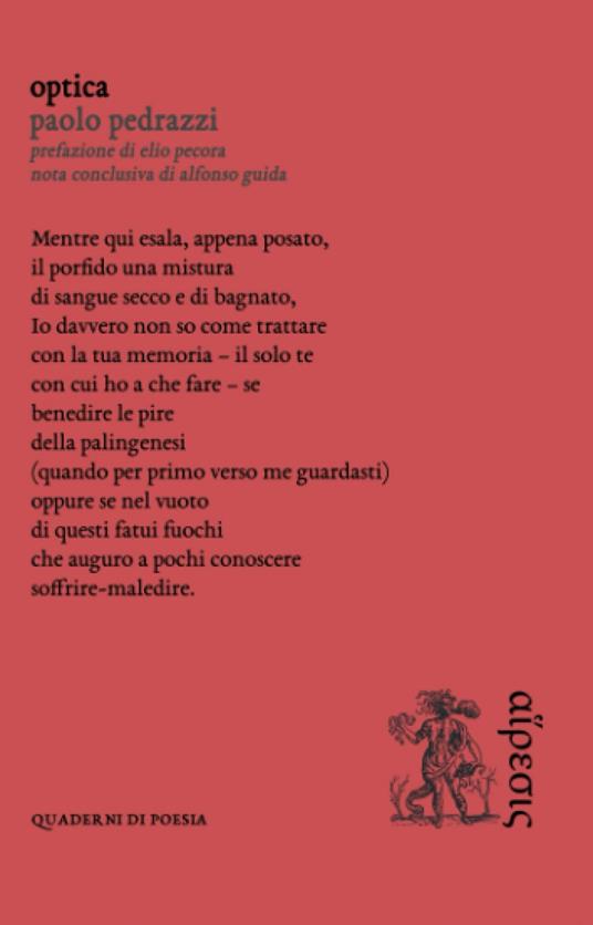 Optica - Paolo Pedrazzi - copertina