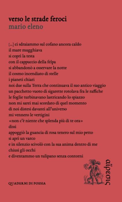 Verso le strade feroci - Mario Eleno - copertina