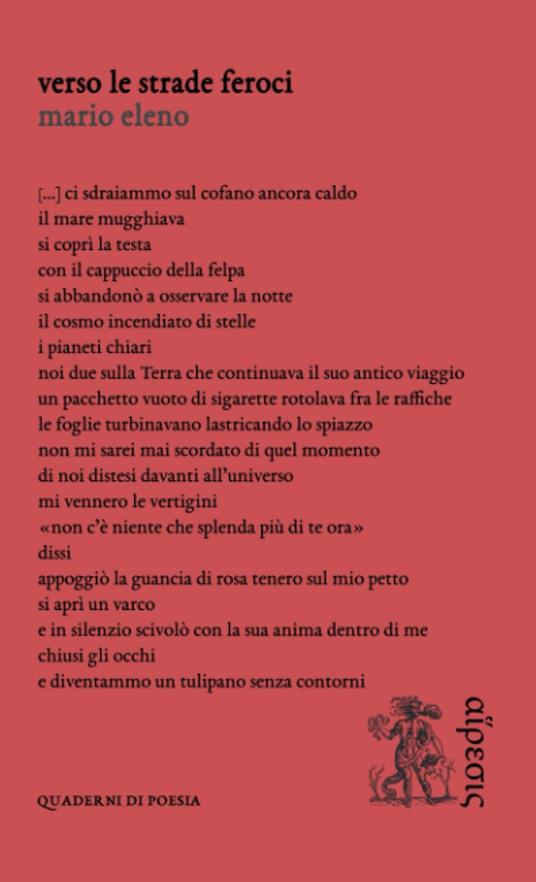 Verso le strade feroci - Mario Eleno - copertina