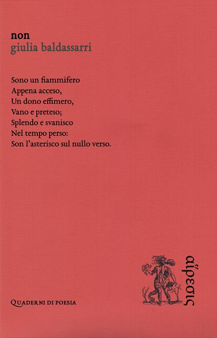 Non - Giulia Baldassarri - copertina