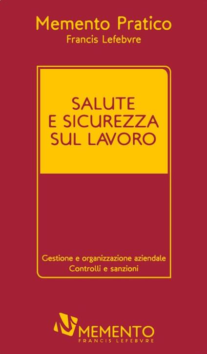 Salute e sicurezza sul lavoro - Cinzia Frascheri - copertina