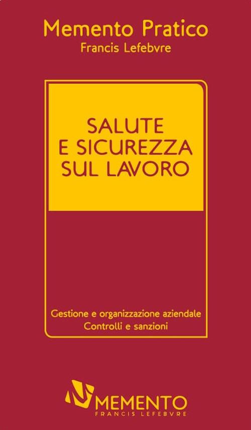 Salute e sicurezza sul lavoro - Cinzia Frascheri - copertina