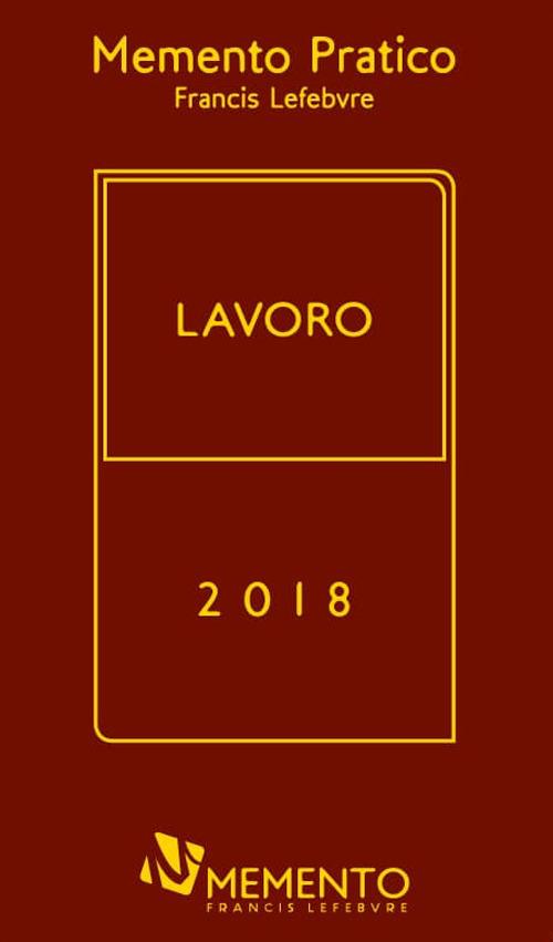 Memento lavoro 2018 - copertina