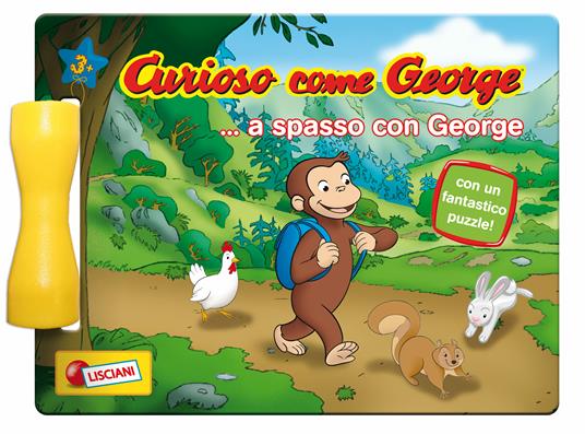 A passeggio con George. Curioso come George. Ediz. a colori. Ediz. a spirale - copertina