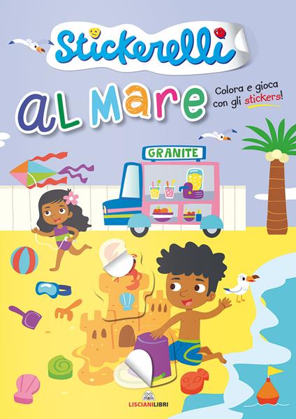 Al mare. Stickerelli. Con adesivi. Ediz. a colori - copertina