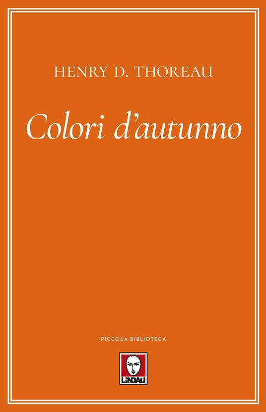 Colori d'autunno - Henry David Thoreau - copertina