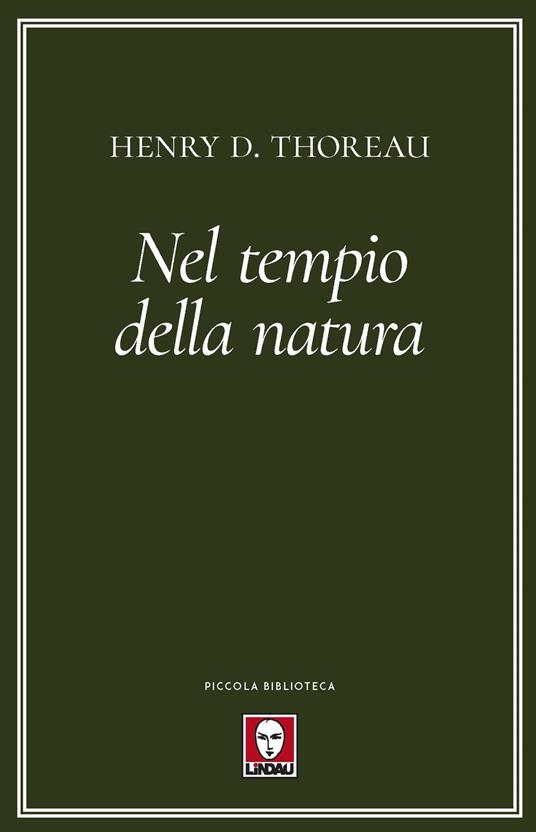 Nel tempio della natura - Henry David Thoreau - copertina
