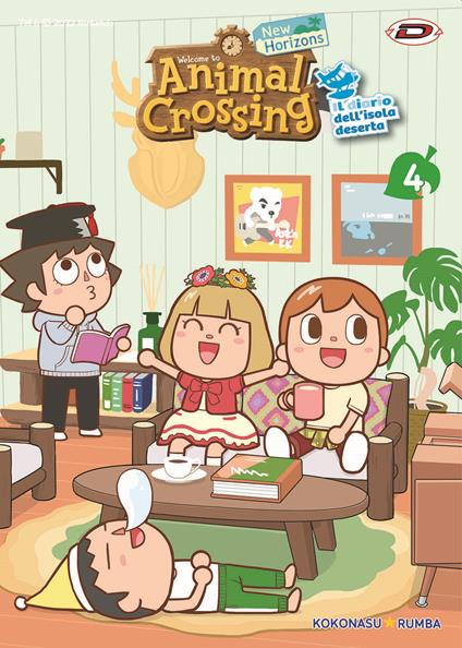 Animal Crossing: New Horizons. Il diario dell'isola deserta. Vol. 4 - Kokonasu Rumba - copertina