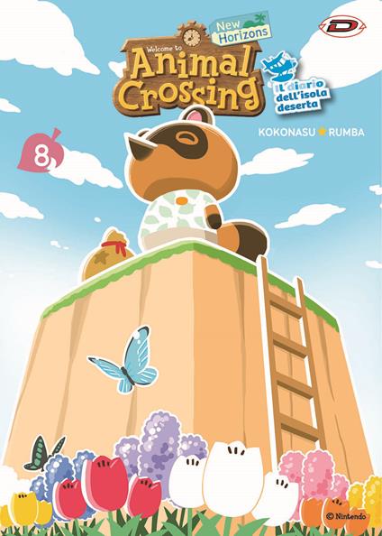 Animal Crossing: New Horizons. Il diario dell'isola deserta. Vol. 8 - Kokonasu Rumba - copertina