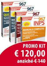 Kit Concorso per 967 consulenti protezione sociale INPS. Manuale prova preselettiva-Manuali prima e seconda prova scritta-Quiz