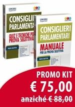 Kit concorso 30 consiglieri parlamentari: Manuale per la prova selettiva-Quiz per la prova selettiva. Con software di simulazione