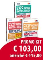 2329 funzionari Ministero della Giustizia. Prova preselettiva. Manuale completo per tutti i profili-2329 funzionari del Ministero della Giustizia. Prova preselettiva. 5000 quiz di logica RIPAM-Quiz per la preparazione al concorso per 2329 funzionari giudiziari Ministero della Giustizia. Con software di simulazione