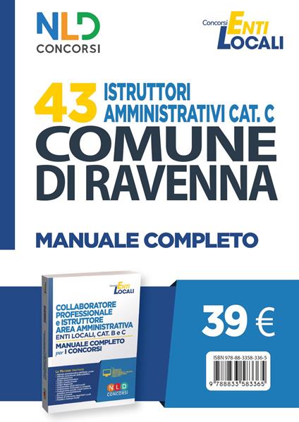 Comune di Ravenna. 43 istruttori amministrativi cat. C. - copertina
