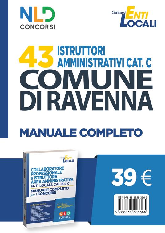 Comune di Ravenna. 43 istruttori amministrativi cat. C. - copertina