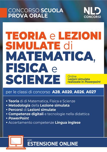 Teoria e lezioni simulate di matematica, fisica e scienze. Con espansione online - copertina