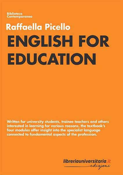 English for education - Raffaella Picello - copertina