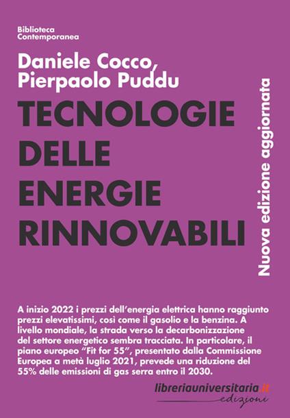 Tecnologie delle energie rinnovabili - Daniele Cocco,Pierpaolo Puddu - copertina