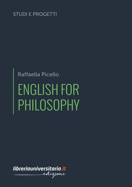 English for philosophy - Raffaella Picello - copertina